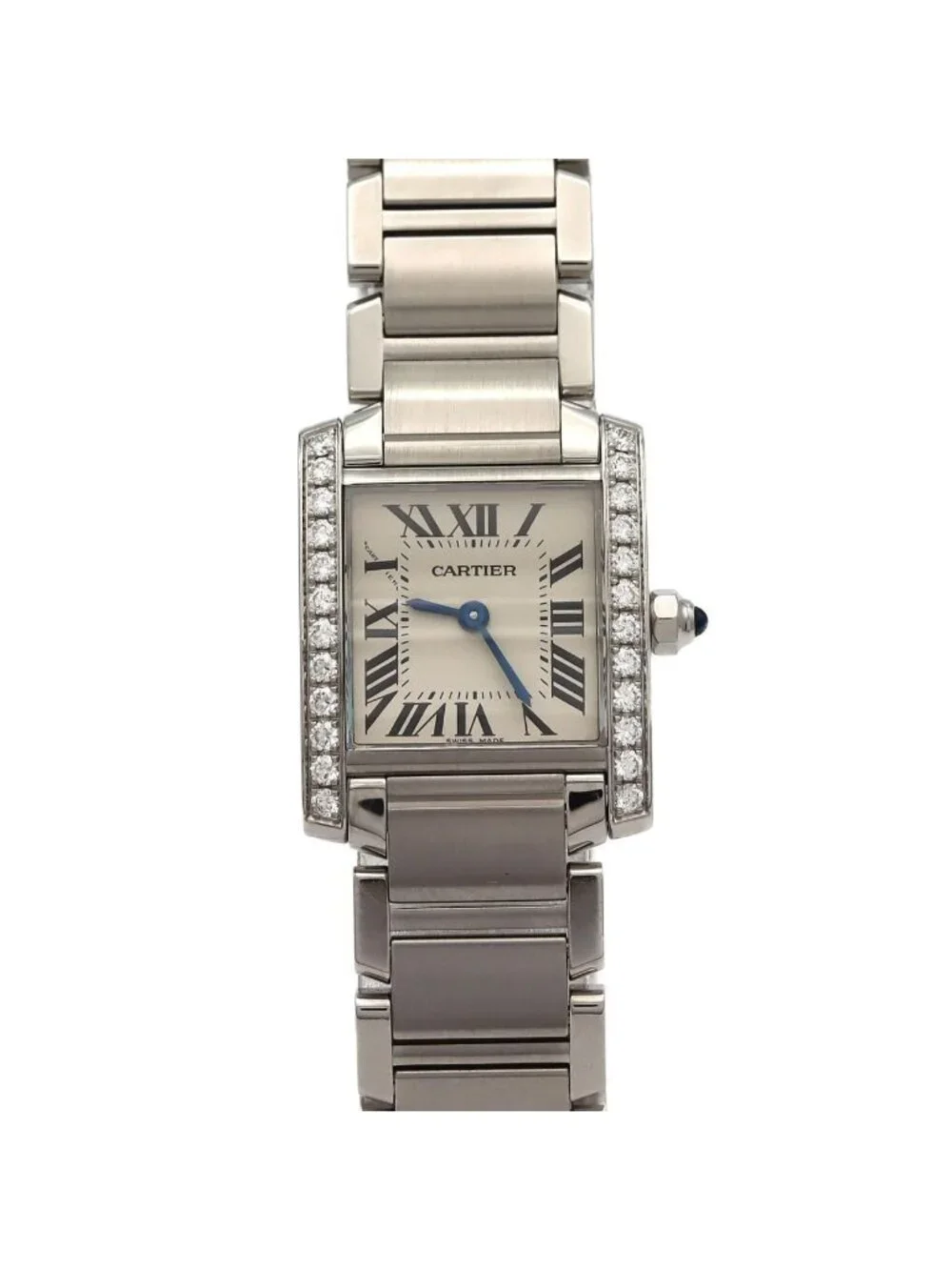 Cartier Tank Francaise SM D 4 SS Quartz Watch